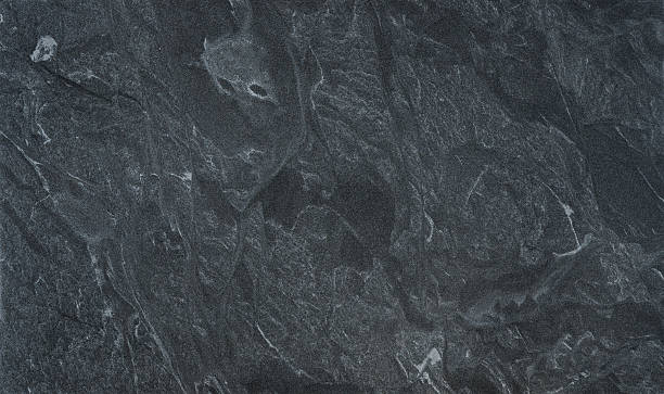 Close-up of premium blue quartzite slab