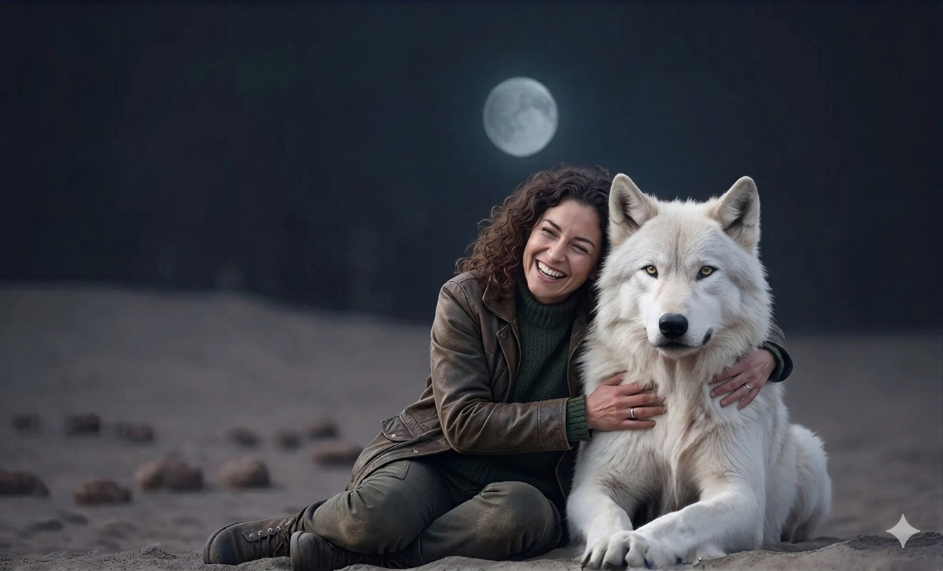 Dark Wolf Background