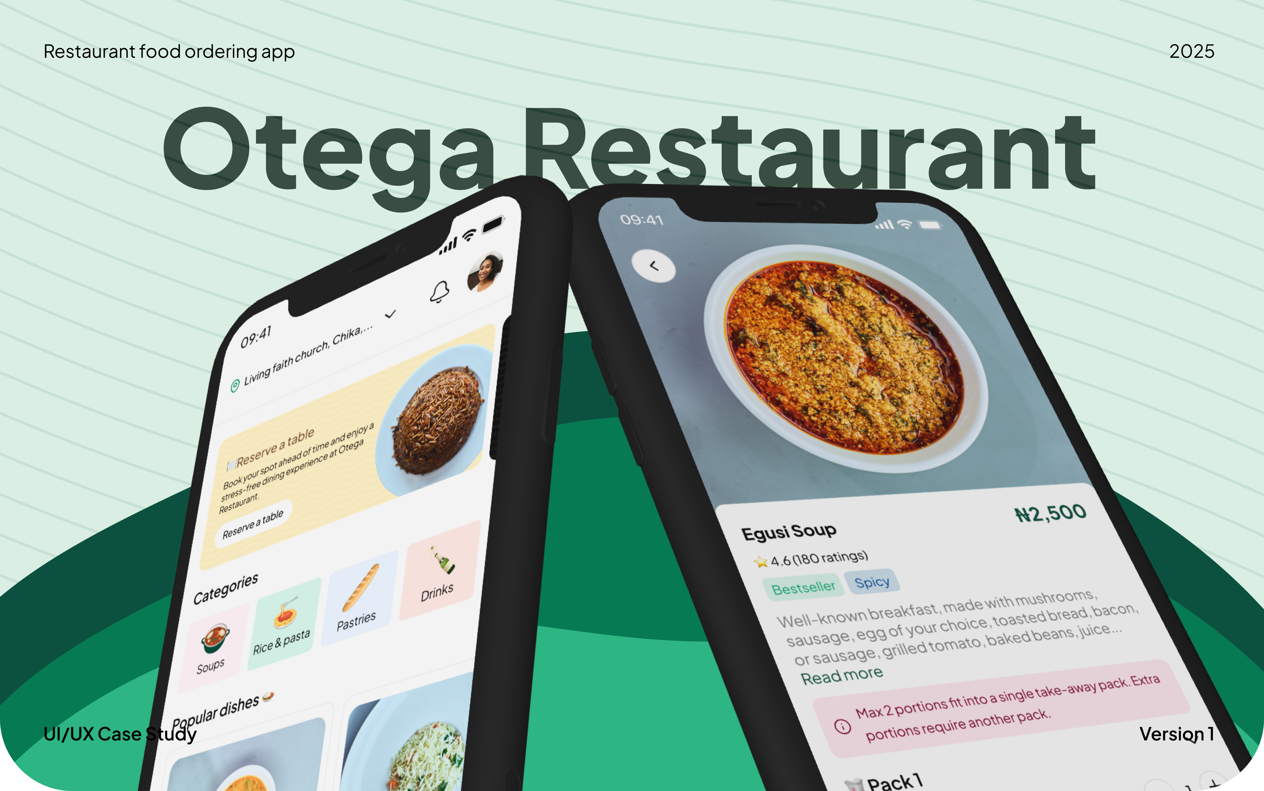 Otega Restaurant Platform Dashboard