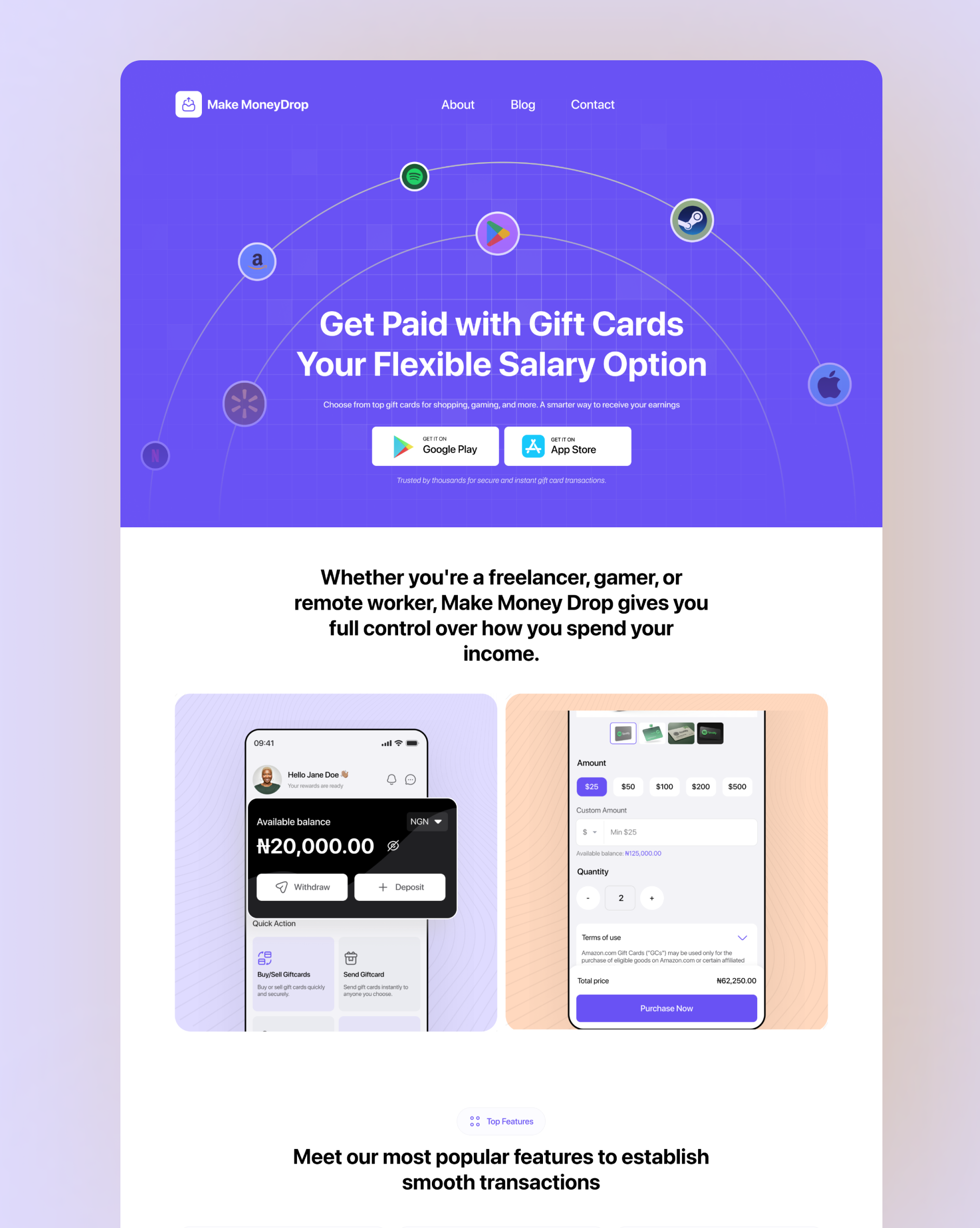 Earnings Dashboard